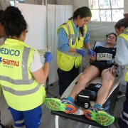 Dispositivo sanitario SAMU en circuito #Sevilla10