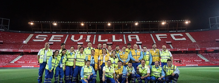 Dispositivo de SAMU en el Sevilla F.C.