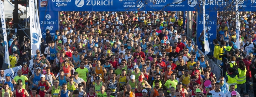 Dispositivo SAMU en la maratón de Sevilla