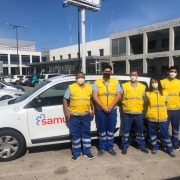 Voluntarios del dispositivo de Ceuta