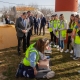 Visita de Antonio Sanz a Escuela SAMU