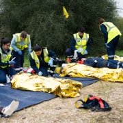 Simulacro organizado por Escuela SAMU